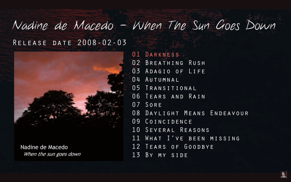 Nadine de Macedo - When The Sun Goes Down